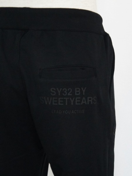 SY32 by SWEET YEARS��HEAVY SWEAT PANTS��BLACK�ڥ����磻�����ƥ��ȥ��Х����������ȥ��䡼����