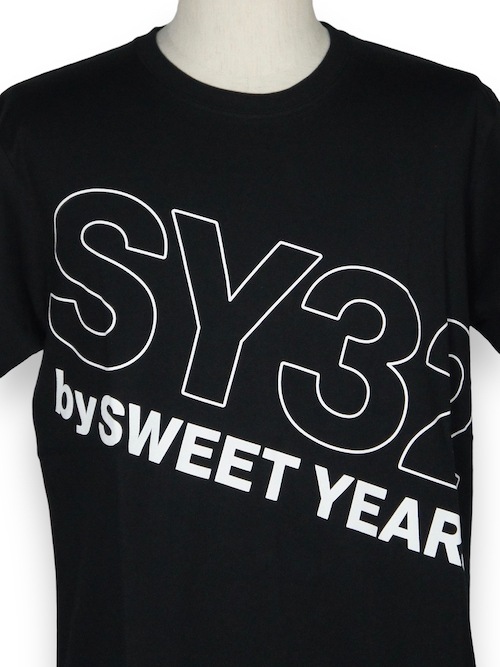 30%OFF T����� SLASH BIG LOGO TEE 13033J BLACK��WHITE SY32 by SWEET YEARS �����磻�����ƥ��ȥ��Х����������ȥ��䡼��