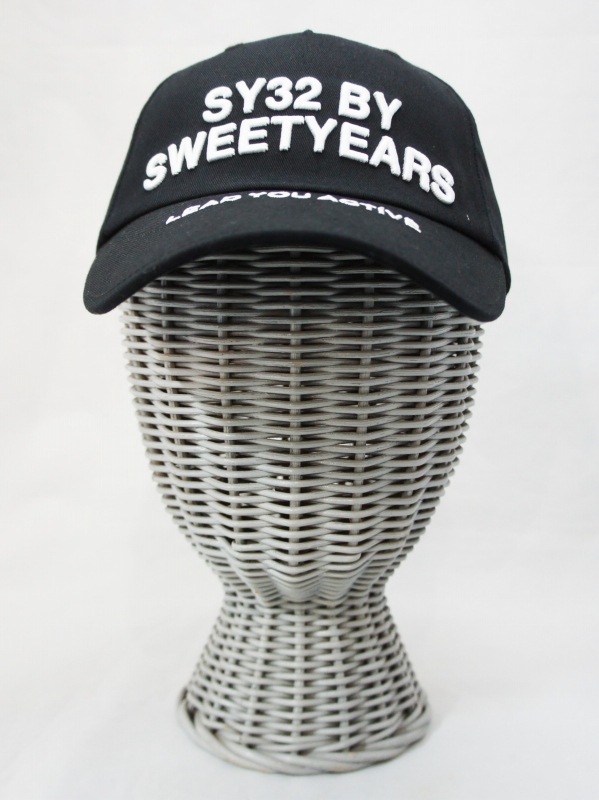 SY32 by SWEET YEARS��TWILL CAP(LOGO)��BLACK
