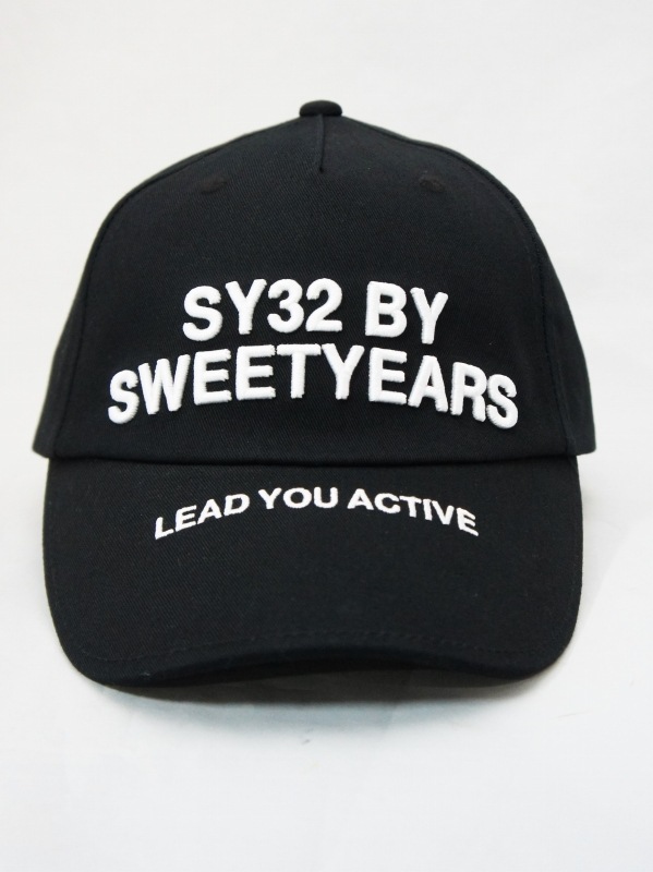 SY32 by SWEET YEARS��TWILL CAP(LOGO)��BLACK