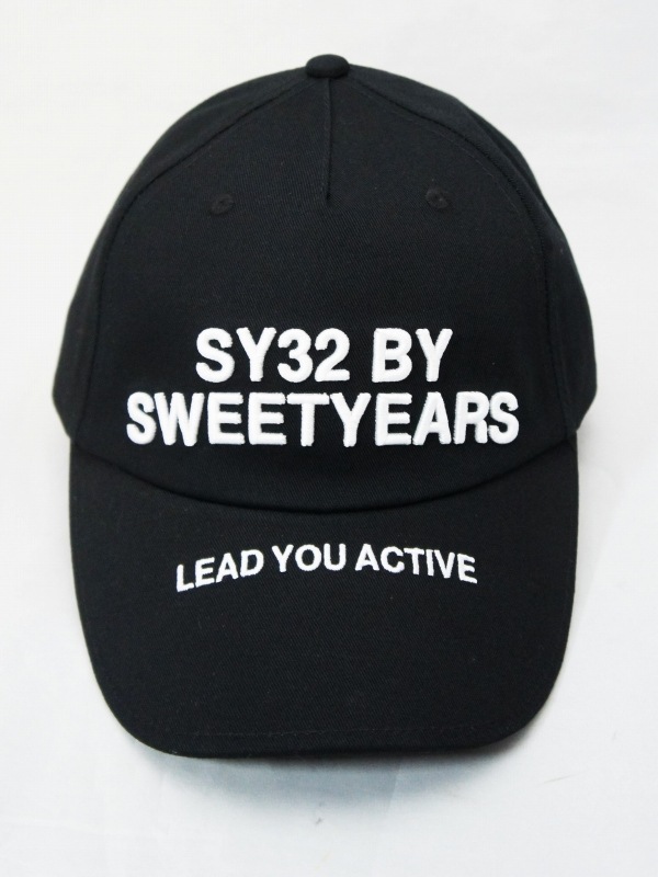 SY32 by SWEET YEARS��TWILL CAP(LOGO)��BLACK