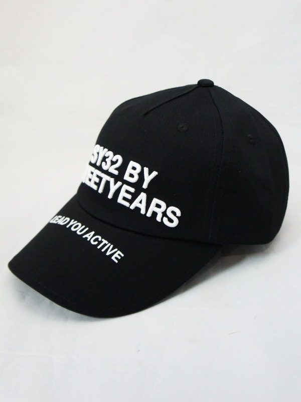 SY32 by SWEET YEARS��TWILL CAP(LOGO)��BLACK