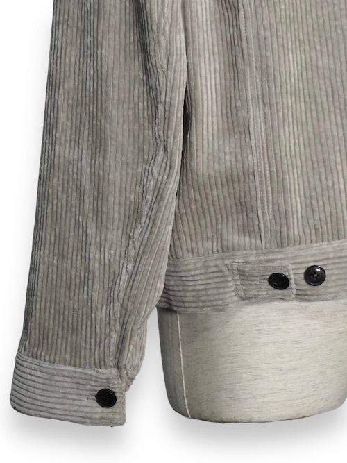 short jacket thick corduroy Gray eofm �����ե�