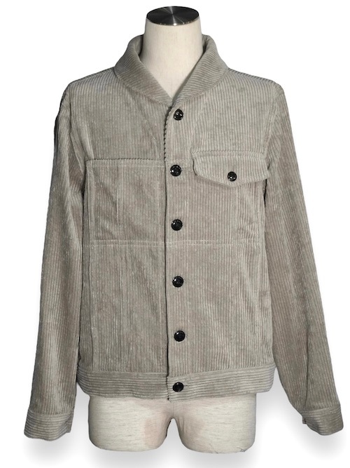 short jacket thick corduroy Gray eofm �����ե�