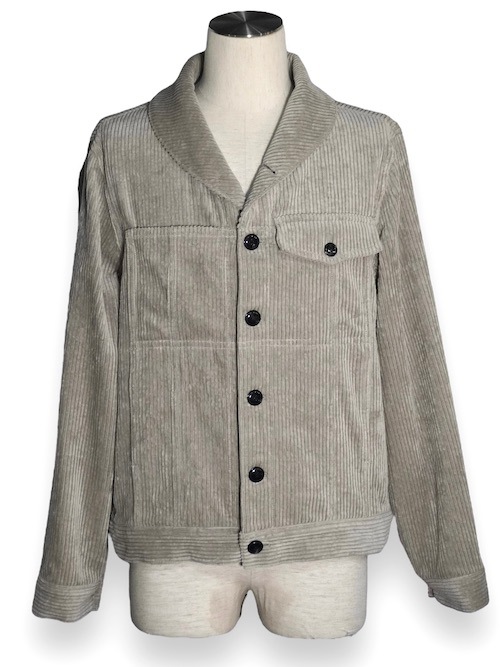 short jacket thick corduroy Gray eofm �����ե�