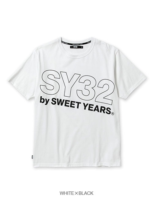 30%OFF T����� SLASH BIG LOGO TEE 13033J WHITE SY32 by SWEET YEARS �����磻�����ƥ��ȥ��Х����������ȥ��䡼��