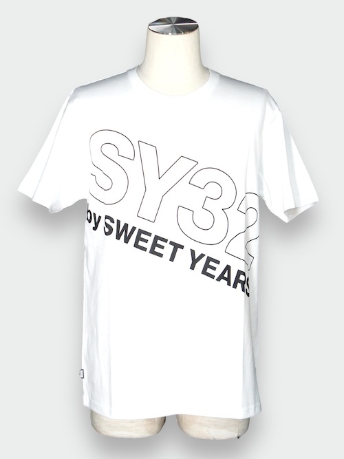 30%OFF T����� SLASH BIG LOGO TEE 13033J WHITE SY32 by SWEET YEARS �����磻�����ƥ��ȥ��Х����������ȥ��䡼��