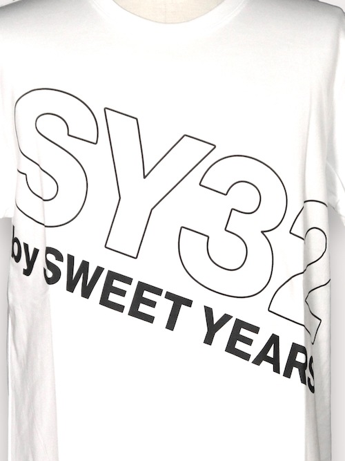 30%OFF T����� SLASH BIG LOGO TEE 13033J WHITE SY32 by SWEET YEARS �����磻�����ƥ��ȥ��Х����������ȥ��䡼��