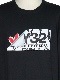 ĹµT����� �֥�å� HEART DRIP BOX LOGO L/S TEE BLACK SY32 by SWEET YEARS