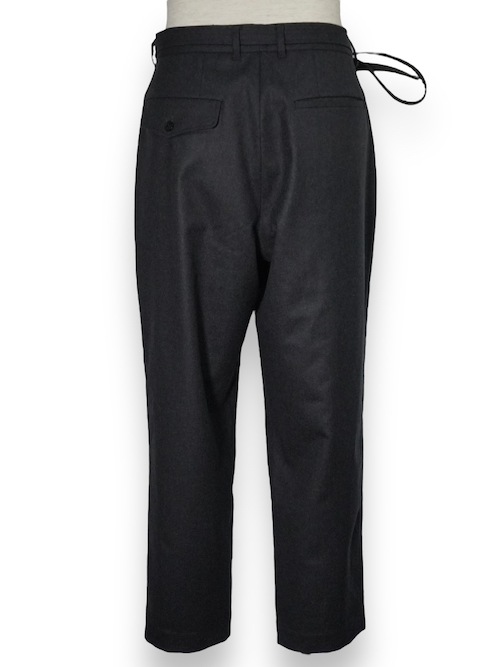 gurkha trousers wool flannel Charcoal eofm �����ե�