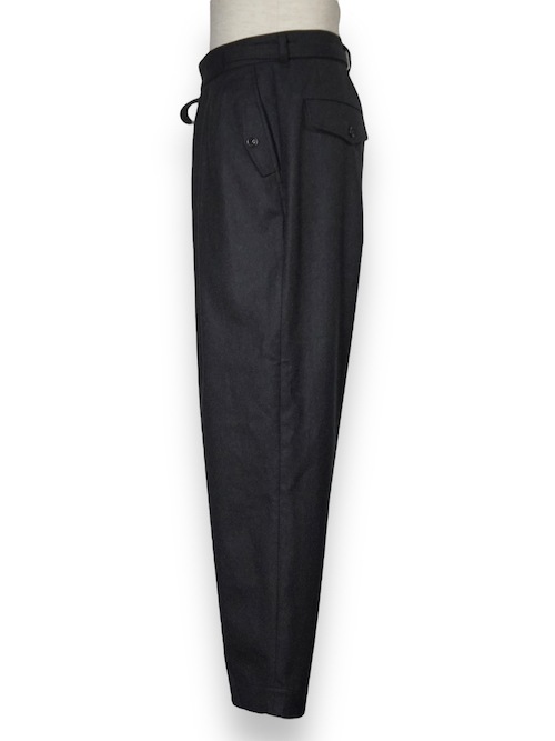 gurkha trousers wool flannel Charcoal eofm �����ե�