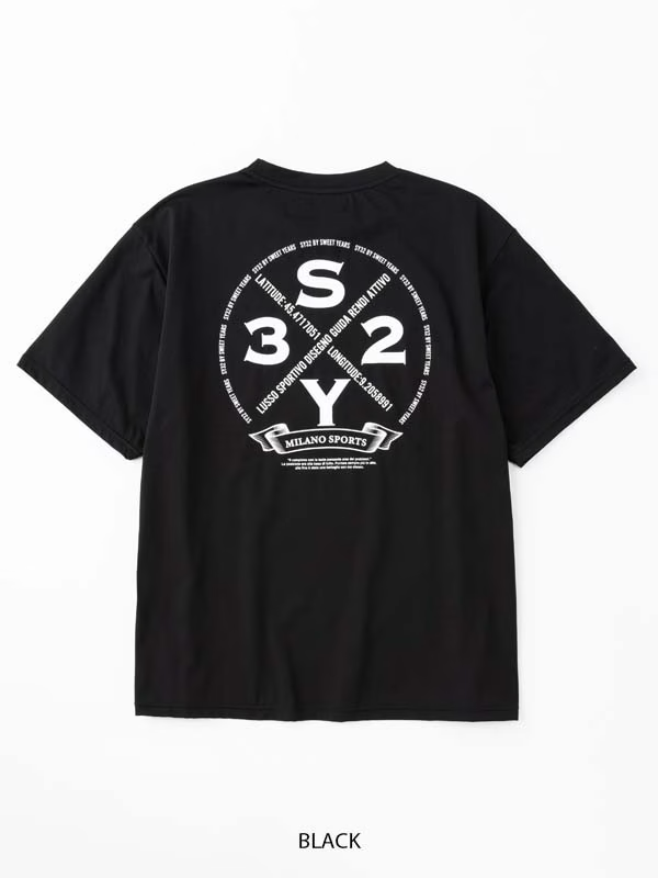 T����� CIRCLE LOGO BACK PRINT TEE BLACK SY32 by SWEET YEARS �����磻�����ƥ��ȥ��Х����������ȥ��䡼��