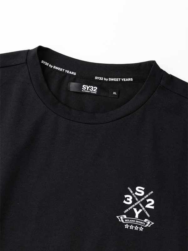T����� CIRCLE LOGO BACK PRINT TEE BLACK SY32 by SWEET YEARS �����磻�����ƥ��ȥ��Х����������ȥ��䡼��