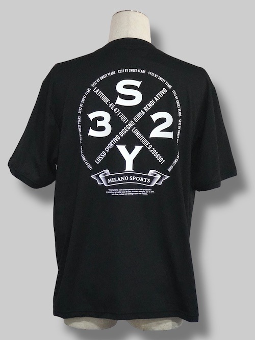 T����� CIRCLE LOGO BACK PRINT TEE BLACK SY32 by SWEET YEARS �����磻�����ƥ��ȥ��Х����������ȥ��䡼��