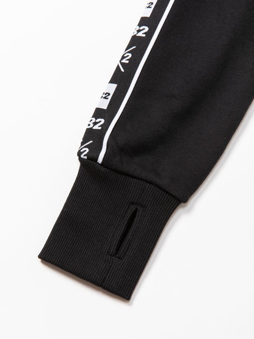 SY32 by SWEET YEARS��LINE TAPE ZIP HOODIE��BLACK�ڥ����磻�����ƥ��ȥ��Х����������ȥ��䡼����