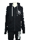 SY32 by SWEET YEARS��LINE TAPE ZIP HOODIE��BLACK�ڥ����磻�����ƥ��ȥ��Х����������ȥ��䡼����