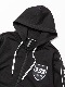 SY32 by SWEET YEARS��LINE TAPE ZIP HOODIE��BLACK�ڥ����磻�����ƥ��ȥ��Х����������ȥ��䡼����