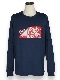 ĹµT����� �ͥ��ӡ� HEART DRIP BOX LOGO L/S TEE NAVY SY32 by SWEET YEARS