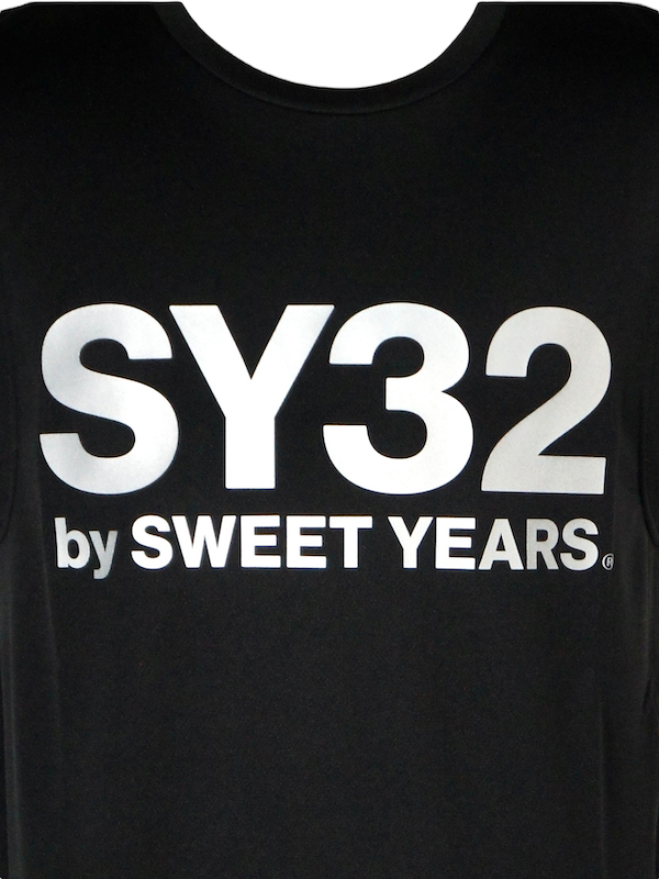 SY32 by SWEET YEARS「ACTIVE BACK MESH NO SLLEVE」BLACK