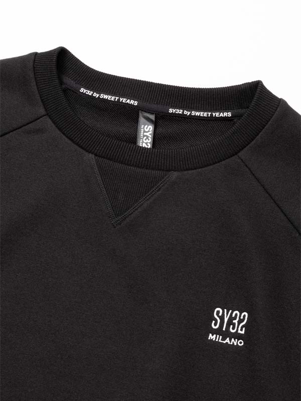 30%OFF PO���롼 MILANO LOGO P/O CREW BLACK SY32 by SWEET YEARS �����磻�����ƥ����ȥ��Х����������ȥ��䡼��