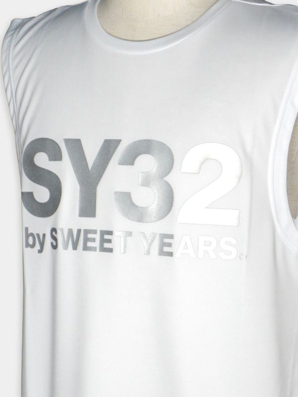 SY32 by SWEET YEARSACTIVE BACK MESH NO SLLEVEWHITE