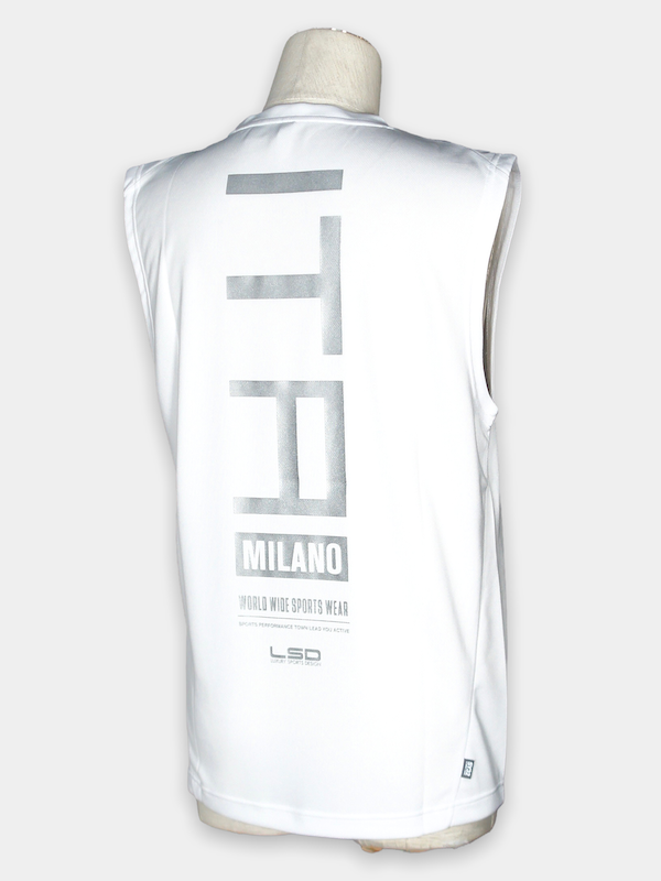 SY32 by SWEET YEARS「ACTIVE BACK MESH NO SLLEVE」WHITE