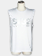 SY32 by SWEET YEARS��ACTIVE BACK MESH NO SLLEVE��WHITE