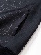 PO���롼 DOUBLE KNIT EMBOSS GEOMETRY P/O CREW BLACK SY32 by SWEET YEARS �����磻�����ƥ����ȥ��Х����������ȥ��䡼��