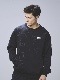 PO���롼 DOUBLE KNIT EMBOSS GEOMETRY P/O CREW BLACK SY32 by SWEET YEARS �����磻�����ƥ����ȥ��Х����������ȥ��䡼��