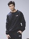 PO���롼 DOUBLE KNIT EMBOSS GEOMETRY P/O CREW BLACK SY32 by SWEET YEARS �����磻�����ƥ����ȥ��Х����������ȥ��䡼��
