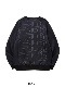 PO���롼 DOUBLE KNIT EMBOSS GEOMETRY P/O CREW BLACK SY32 by SWEET YEARS �����磻�����ƥ����ȥ��Х����������ȥ��䡼��