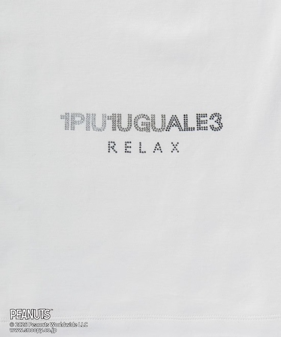 �ڥ��̡��ԡ��ۥ��硼�����롼�����åɥ��ȥå�����T����� �ۥ磻�� 1PIU1UGUALE3 RELAX ���Υԥ����Υ���������ȥ� ���å���