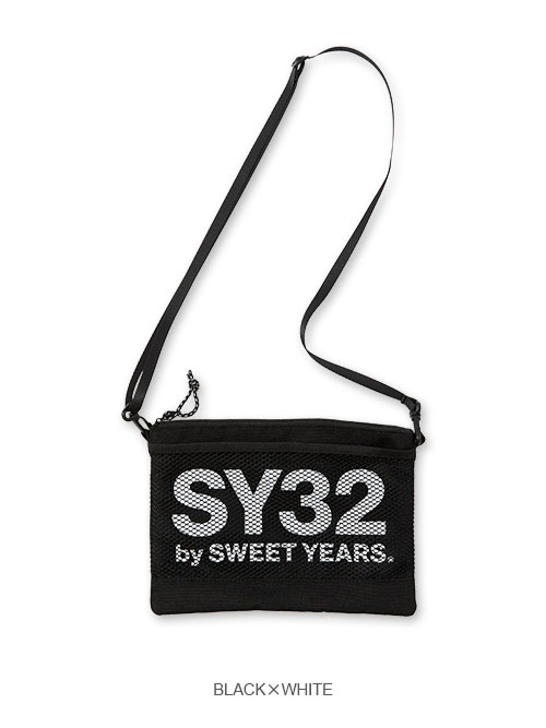 SY32 by SWEET YEARS��2WAY SACOCHE��BLACK��WHITE�ڥ����磻�����ƥ��ȥ��Х����������ȥ��䡼����