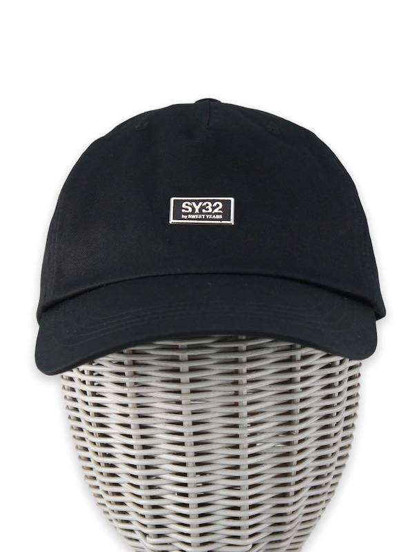 SY32 by SWEET YEARS ��MINI METALLIC TAG CAP��BLACK
