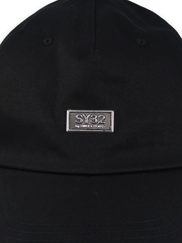 SY32 by SWEET YEARS ��MINI METALLIC TAG CAP��BLACK