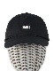 SY32 by SWEET YEARS ��MINI METALLIC TAG CAP��BLACK