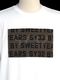 T JACQUARD EMBOSS LOGO TEE WHITE SY32 by SWEET YEARS 磻ƥȥХȥ䡼