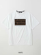 T JACQUARD EMBOSS LOGO TEE WHITE SY32 by SWEET YEARS 磻ƥȥХȥ䡼
