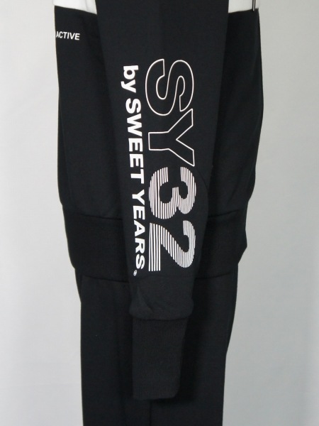 SY32 by SWEET YEARS��EXCHANGE ZIP HOODIE��BLACK