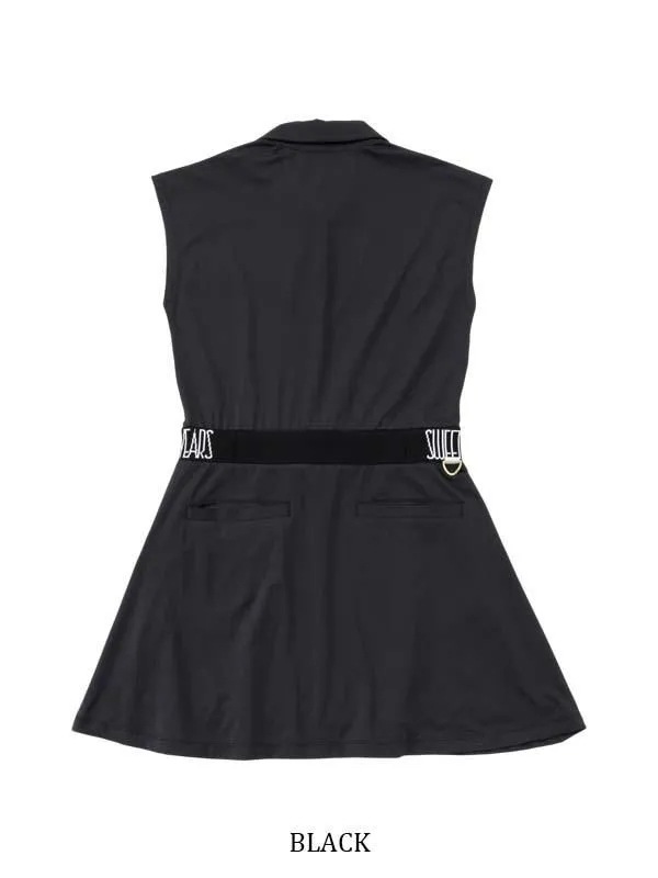 ��ǥ����� ���ԡ��� WAIST LOGO ONE PIECE BLACK SY32 GOLF �����磻�����ƥ����ȥ��Х����������ȥ��䡼�� �����