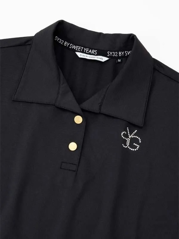 ��ǥ����� ���ԡ��� WAIST LOGO ONE PIECE BLACK SY32 GOLF �����磻�����ƥ����ȥ��Х����������ȥ��䡼�� �����