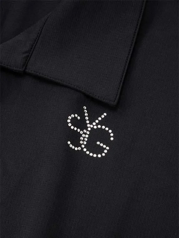 ��ǥ����� ���ԡ��� WAIST LOGO ONE PIECE BLACK SY32 GOLF �����磻�����ƥ����ȥ��Х����������ȥ��䡼�� �����