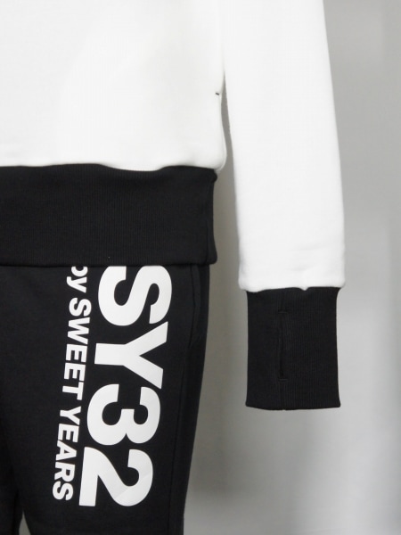 SY32 by SWEET YEARS��EXCHANGE P/O HOODIE��WHITE