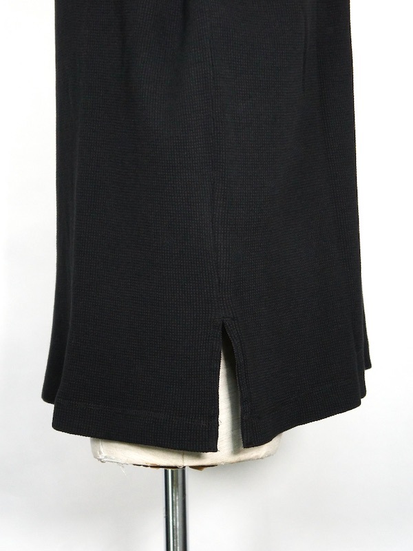 FORTUNA HOMME��Organic Waffle PK FHPK-0069��BLACK�ڥե���ȥ��ʥ����