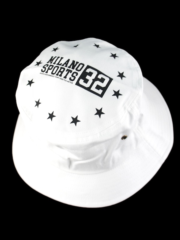 SY32 by SWEET YEARS ��BAME TAG BUCKET HAT��WHITE�ڥ����磻�����ƥ��ȥ��Х����������ȥ��䡼����