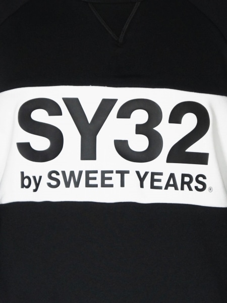 SY32 by SWEET YEARS��EXCHANGE P/O CREW��BLACK