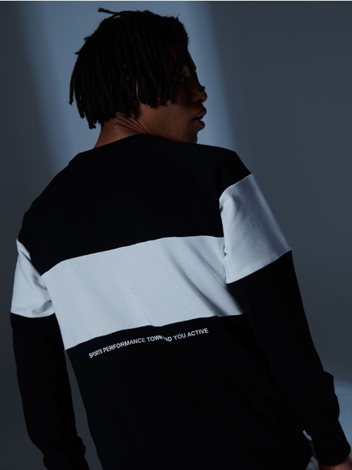 SY32 by SWEET YEARS��EXCHANGE P/O CREW��BLACK