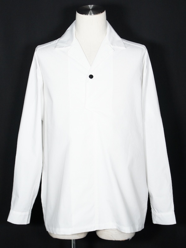 FORTUNA HOMME��Open Collar L/S SPO FHOS-0075��WHITE�ڥե���ȥ��ʥ����