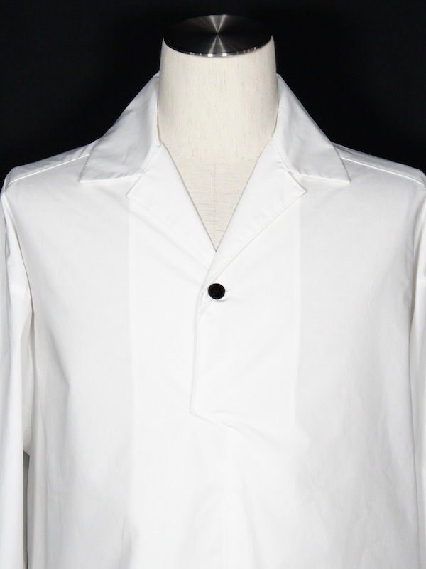 FORTUNA HOMME��Open Collar L/S SPO FHOS-0075��WHITE�ڥե���ȥ��ʥ����