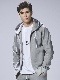 30%OFF ZIPաǥ DOUBLE KNIT EMBOSS GEOMETRY ZIP HOODIE GRAY SY32 by SWEET YEARS 磻ƥȥХȥ䡼
